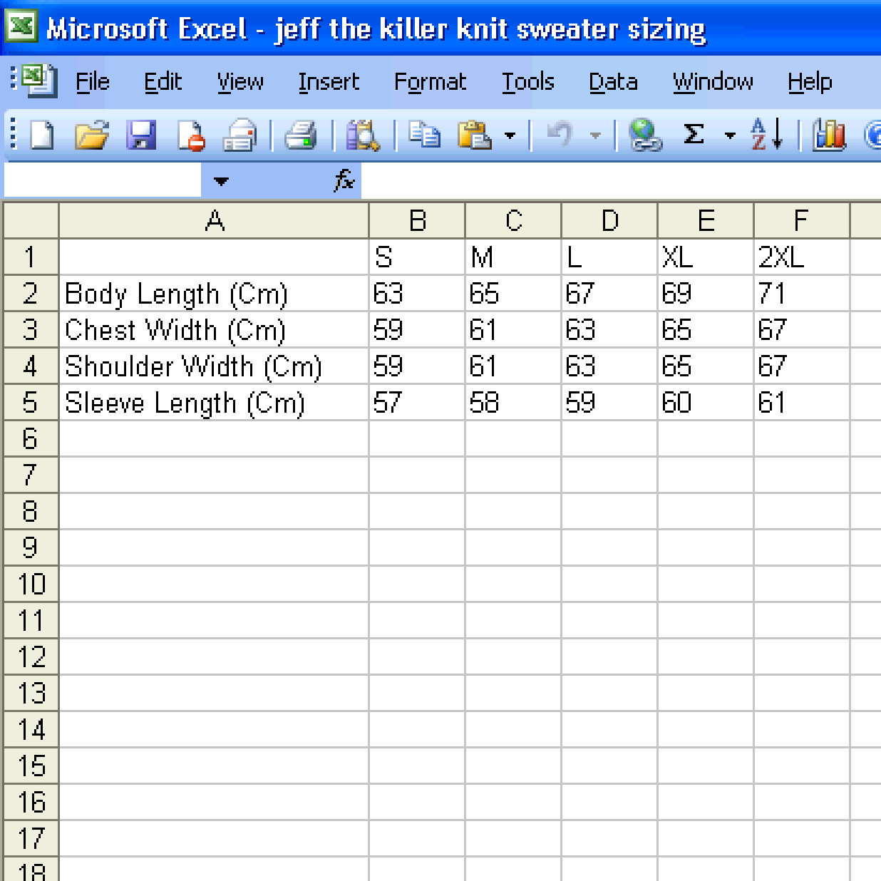 JEFF THE KILLER KNIT SWEATER