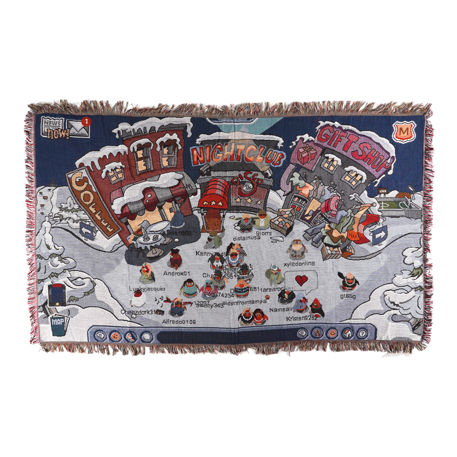 CLUB PENGUIN TAPESTRY