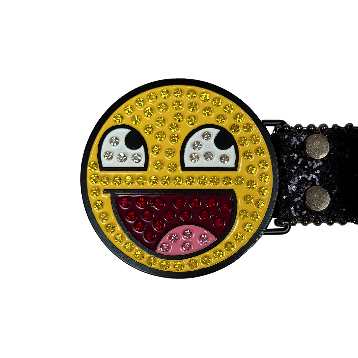 EPIC FACE RHINESTONE BELT