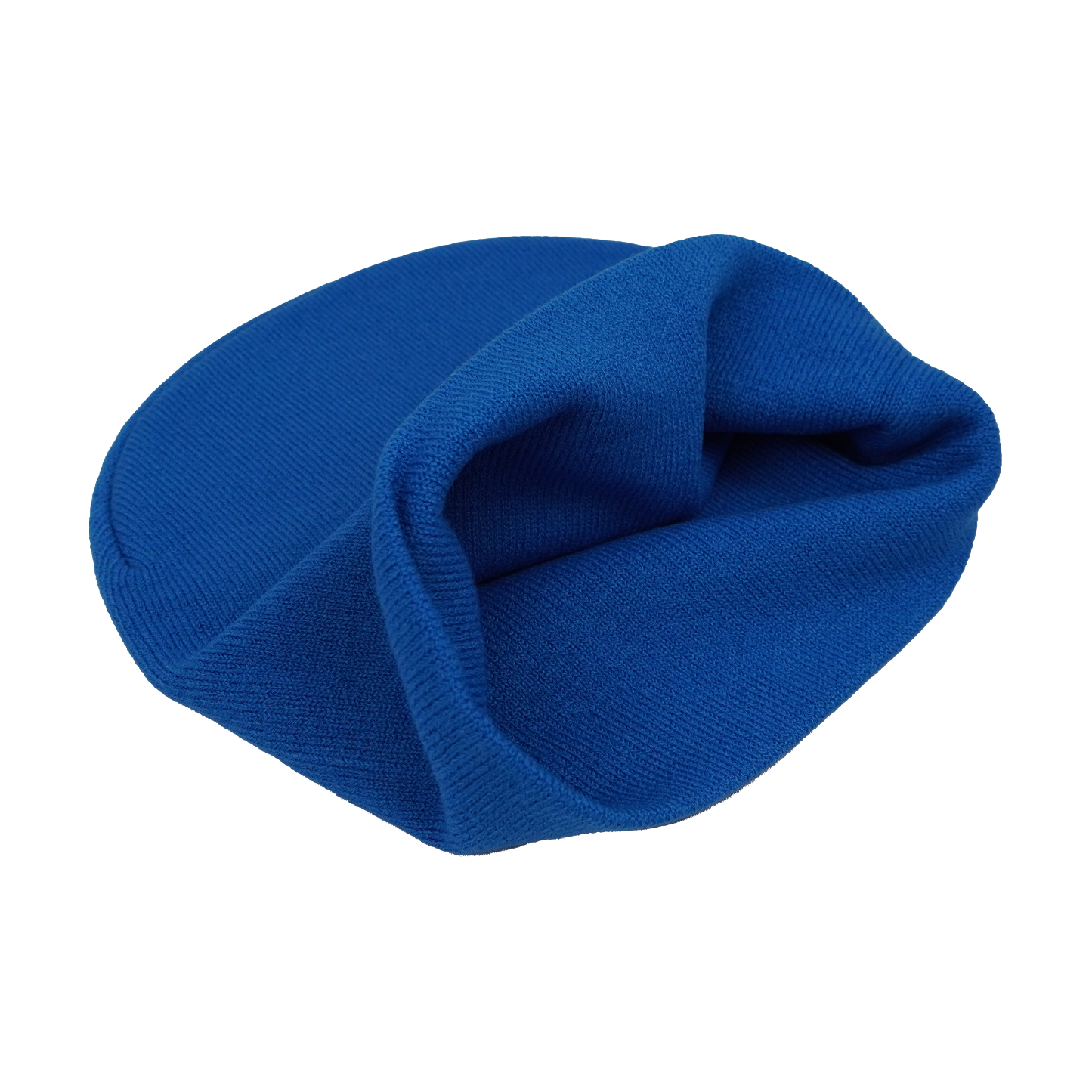 BLUE EPIC FACE KNIT BEANIE