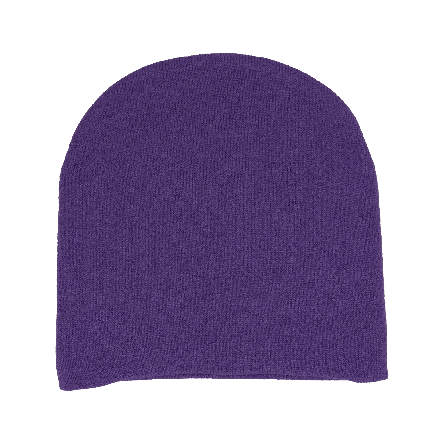 PURPLE EPIC FACE KNIT BEANIE