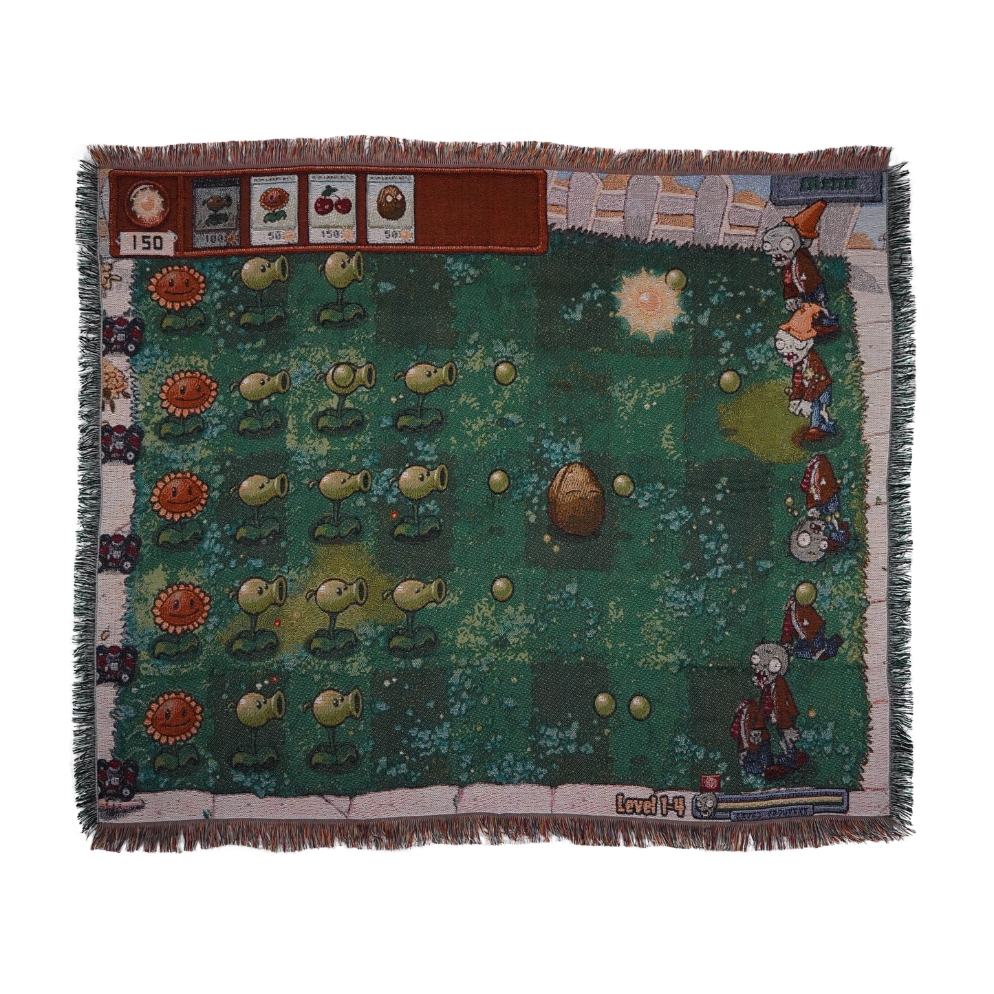 PLANTS VS. ZOMBIES WOVEN TAPESTRY